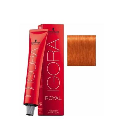 Igora Royal 8-77 Light Auburn Intense Copper Super Hair Dye 60ml GK RN254 - Buy Online on GoSupps.com