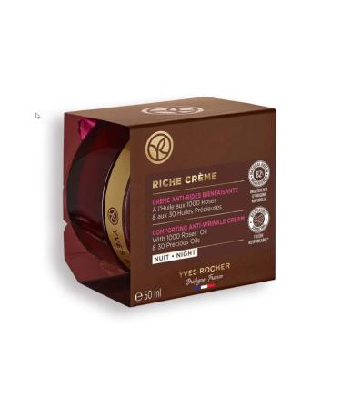 Yves Rocher Day Cream Nourishing Anti-Aging Precious Oil Care Riche Cr me Vitamin A & Panthenol 50 ml - Buy Online on GoSupps.com