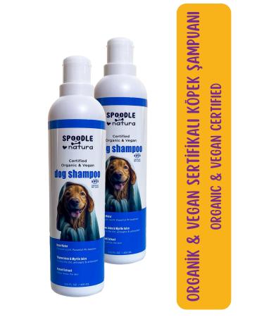 Spoodle Natura Organic & Vegan Certified Natural Pet (CAT-DOG) Shampoo 400ml X2