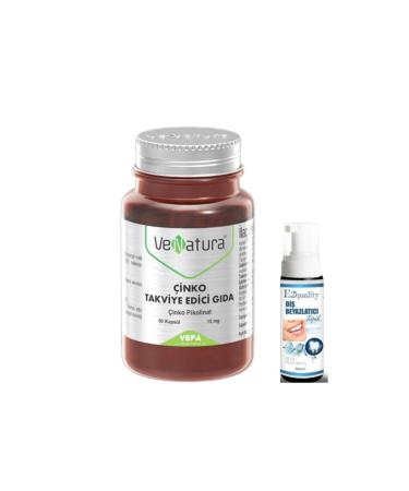 Venatura Zinc Supplementary Food 60 Capsules - Teeth Whitening Foam