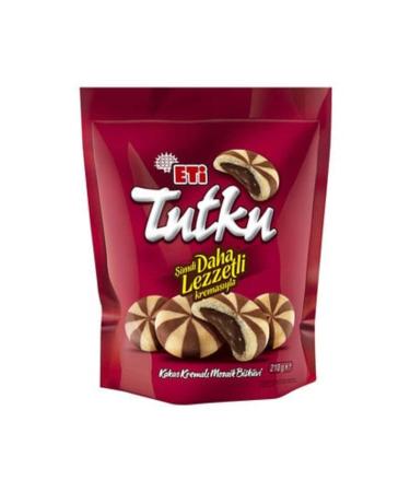 Eti ( 5 PIECES ) Eti Tutku Bag Cocoa Cream Mosaic Biscuit 210 gr