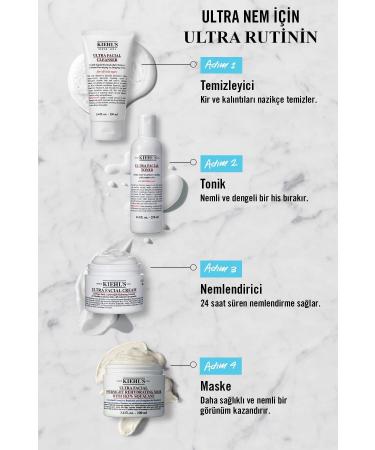 Kiehl's 24 Hour Ultra Facial 2.3 Times More Moisturizing Daily Care Cream 50 ml - Buy Online on GoSupps.com