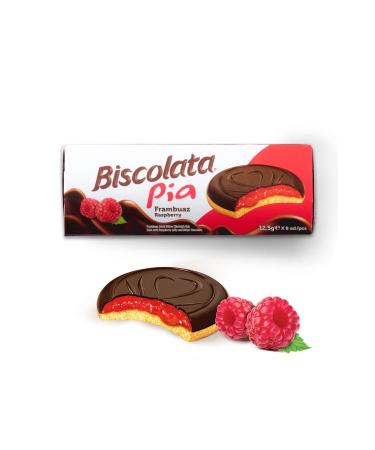 Biscolata Pia Raspberry 100 Gr x 12 Pieces