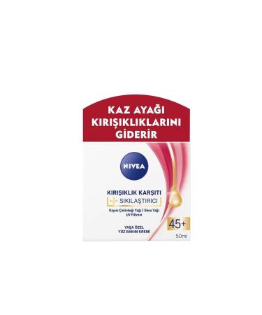 NIVEA Face Cream Firming - Anti-Wrinkle 45+ 50 ml - Buy Online on GoSupps.com