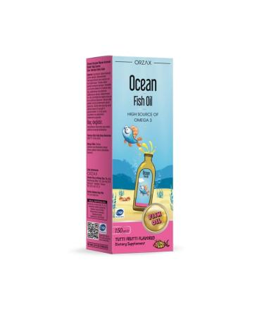 Ocean Tutti Frutti Mixed Fruit Flavored Fish Oil Syrup 150 ml