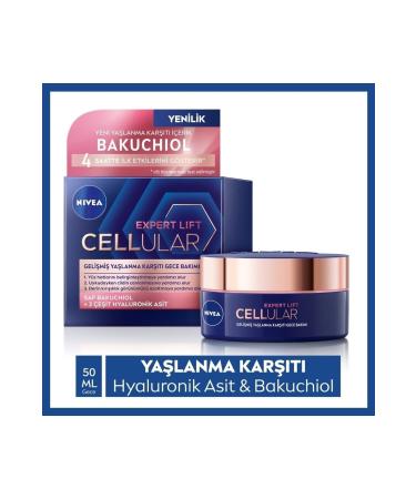 NIVEA Hyaluron Cellular Filler + Sculpting Anti-Aging Night Cream 50 ml DK RN375