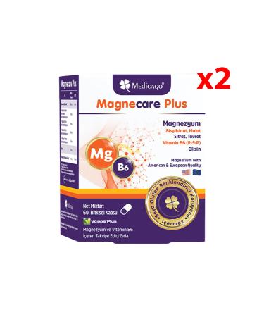 MedicaGo Magnecare Plus 60 Tablets - 2 Pieces