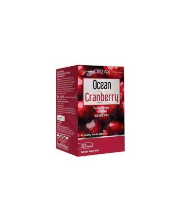 Ocean Cranberry Cranberry Extract 36 mg Pac 30 Capsules Cranberry Containing Supplementary Food