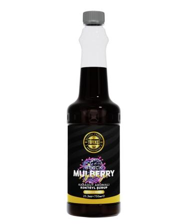 By T fek i Black Mulberry Flavored Cocktail Syrup 75 Cl