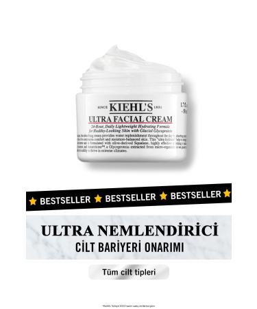 Kiehl's 24 Hour Ultra Facial 2.3 Times More Moisturizing Daily Care Cream 50 ml