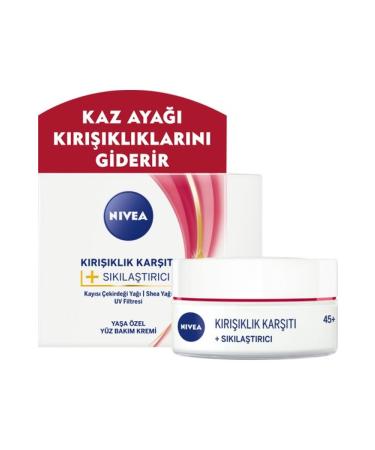 NIVEA Face Cream Firming - Anti-Wrinkle 45+ 50 ml - Buy Online on GoSupps.com