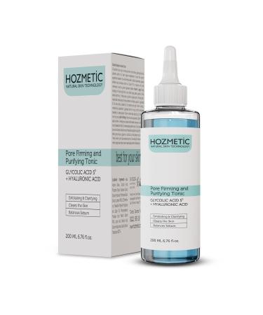 HOZMETIC Skin Purifying and Pore Tightening Tonic 200 ml (GLYCOLIC ACID 5% SOCIUM PCA) - Buy Online on GoSupps.com
