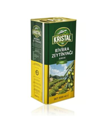 Crystal Riviera Olive Oil 5 L Tin - Buy Online on GoSupps.com