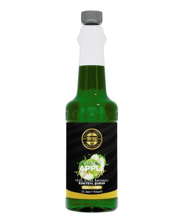 By T fek i Green Apple Flavored Cocktail Syrup 75 Cl