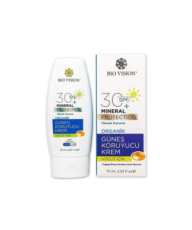 Biovision Spf 30 Organic Body Sunscreen Cream 75 ml