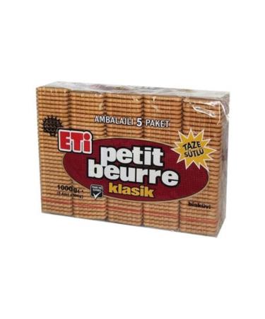 Eti (3 PIECES) Eti Petit Beurre Biscuits 1000 gr