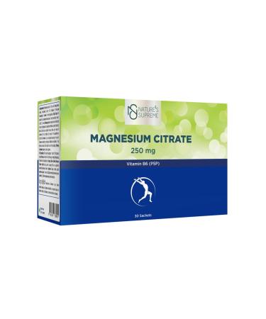Natures Supreme Magnesium Citrate Vitamin B6 (P5P) 30 Sachets
