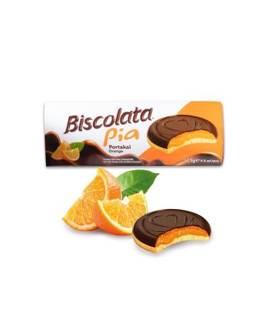 Biscolata Pia Orange 100 Gr x 6 Pieces