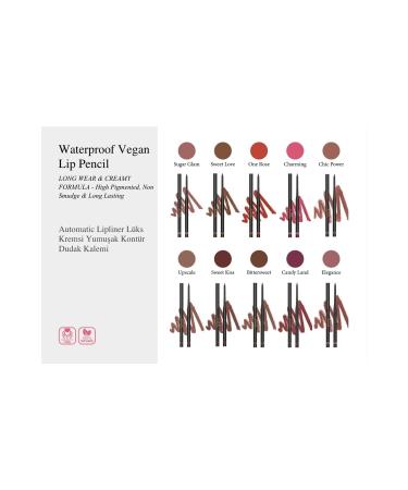 EDA LUXURY BEAUTY Sweet Kiss Brown Automatic Lipliner Luxury Creamy Matte Lip Pencil Vegan Lip Contour Pencil - Buy Online on GoSupps.com