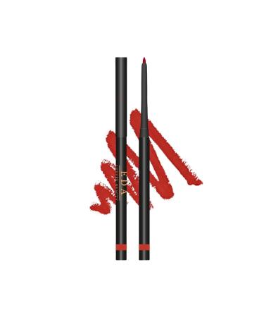 EDA LUXURY BEAUTY One Rose Red Auto Lipliner Luxury Creamy Soft Contour Lip Pencil Waterproof Red Lip Pencil