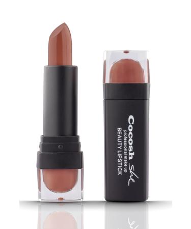Cocosh She Beauty Lipstick 01 Furry Creamy Formula Satin Look Medium-Full Coverage