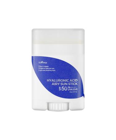 Isntree Hyaluronic Acid Airy Sun Stick 22 gr (CHEMICAL FILTER 8 TYPES HYALURONIC ACID SUN PROTECTIVE STICK)