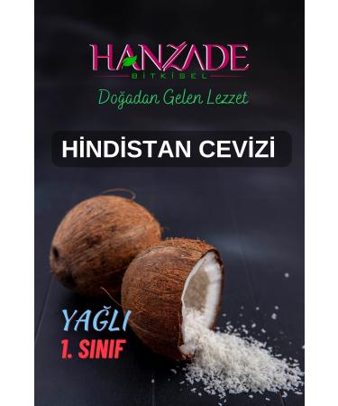 Hanzade Herbal Coconut Coarse Grate 500 gr - Fat Free Full Fat - Buy Online on GoSupps.com