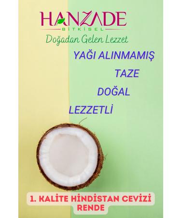 Hanzade Herbal Coconut Coarse Grate 1 Kg - Fat Free Full Fat - Buy Online on GoSupps.com