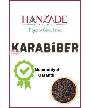 Hanzade Herbal Black Pepper Grain 250 Gr - High Caliber Coarse Grain - Buy Online on GoSupps.com