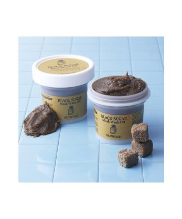 Skinfood Black Sugar Reusable Regenerating Face Mask 100g - Buy Online on GoSupps.com