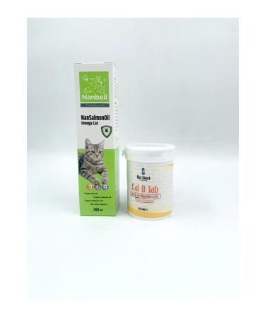 Nanbell Omega 3-6-9 + Calcium Tablets for Cats
