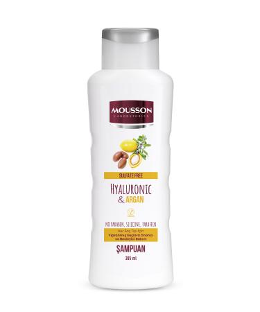Mousson Repairing and Nourishing Sulfate-Free Shampoo with Hyaluronic Acid and Argan 385 ml - Buy Online on GoSupps.com