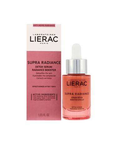 Lierac Supra Radiance Detox Serum 30 ml (Reduces loss of radiance tone differences and wrinkle appearance) - Buy Online on GoSupps.com