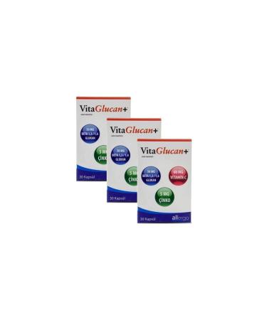 Allergo Vitaglucan 30 Capsules 3 Pieces