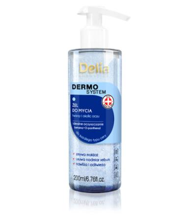 Delia Dermo System Hypoallergenic Make-Up Remover and Face Wash Gel 200ml
