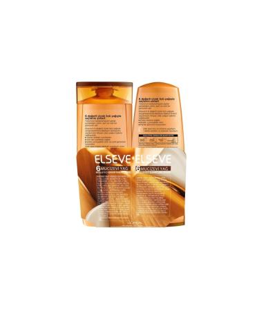Elseve 6 Miraculous Oil Shampoo 375 Ml + Care Cream 375 Ml - Buy Online on GoSupps.com