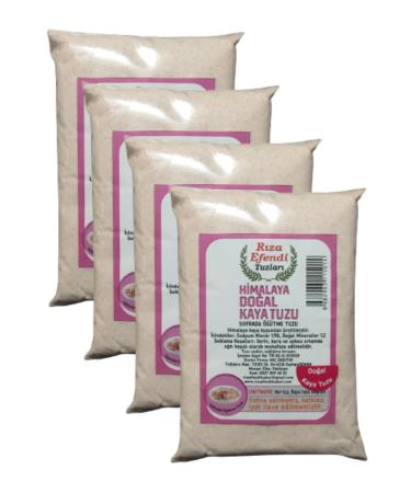 R za Efendi Salts Himalayan Natural Rock Salt Pink Ground Fine 4 Kg