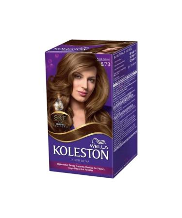 Wella Koleston Kit Hair Dye 6/73 Moonlight Brown