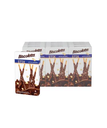Biscolata Stix with Rice Crisps 34 Gr x 12 Pieces