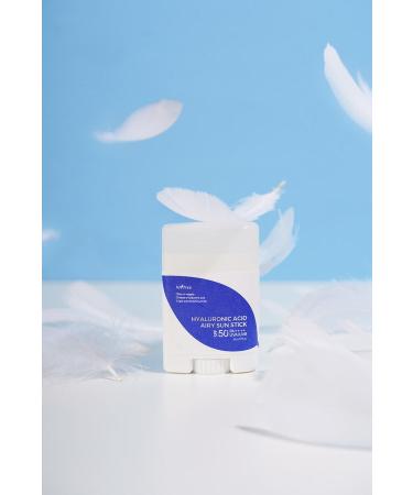Isntree Hyaluronic Acid Airy Sun Stick 22 gr (CHEMICAL FILTER 8 TYPES HYALURONIC ACID SUN PROTECTIVE STICK) - Buy Online on GoSupps.com