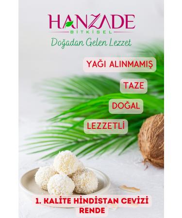 Hanzade Herbal Coconut Coarse Grate 500 gr - Fat Free Full Fat - Buy Online on GoSupps.com
