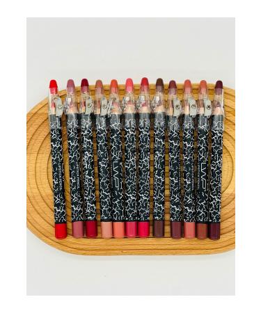 Lady Beauty Lip Pencil 12 Piece Jumbo