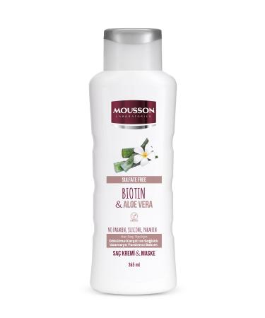 Mousson Anti-Loss and Growth-Aiding Hair Care Cream and Mask with Biotin and Aloe Vera 365 ml - Buy Online on GoSupps.com