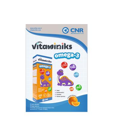 CnrVitaminiks Vitaminiks L'Argeinin Choline Magnesium Zinc containing Fish Oil 200 ml - Buy Online on GoSupps.com