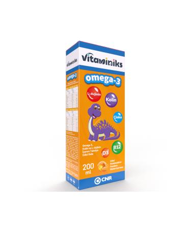 CnrVitaminiks Vitaminiks L'Argeinin Choline Magnesium Zinc containing Fish Oil 200 ml