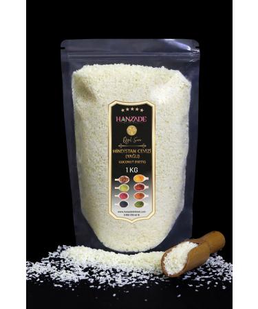Hanzade Herbal Coconut Coarse Grate 1 Kg - Fat Free Full Fat