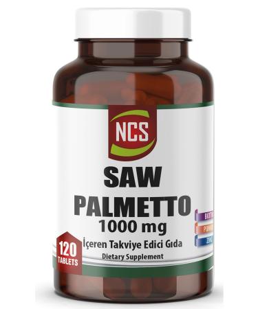 Ncs Saw Palmetto 1000 Mg Pumpkin Biotin Zinc 120 Tablets