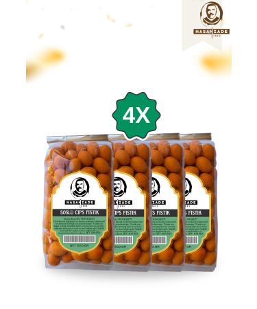Hasanzade Sauce Chips Peanut 4 X 200 gr Advantageous Opportunity Package