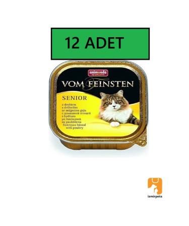 Animonda Vom Feinstein Senior Poultry Old Cat Wet Food 100 gr X 12 PIECES