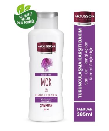 Mousson Anti-Orange Purple Sulfate-Free Hair Care Shampoo - Buy Online on GoSupps.com